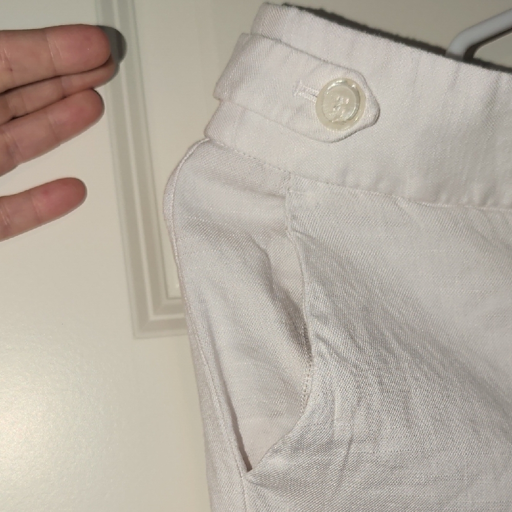 Talbots High Rise Linen Pants, 2P, Inseam 28 - Picture 7 of 8
